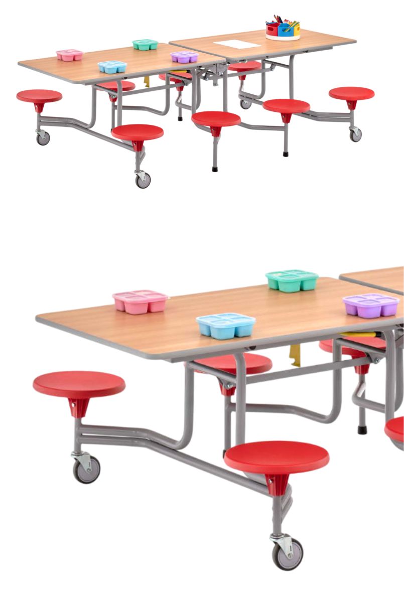 Director Table – Kompakte Tisch-Sitzgruppe für Schulen und Mensen